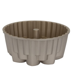 قالب كيك ألمنيوم روكي، 22×22×9.6 سم - ذهبي غامق product image 2