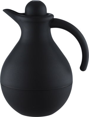 ترمس بنان تايملس، 1 لتر، خامة داخلية زجاج، غطاء ضغاط - أسود product image