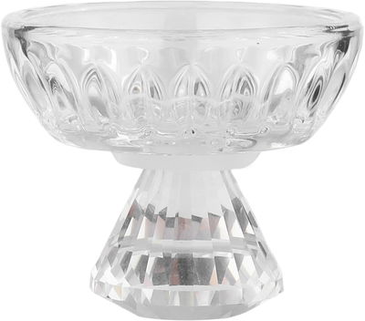 صحن تقديم حلا زجاج السيف غاليري، 8×8×6.5  سم، دائري - شفاف product image 2