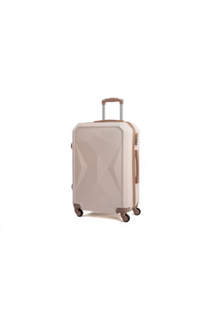 طقم شنط سفر ABS ليمرا، 6 مقاسات، 4 عجلات، زاويه 360 درجة، LMA-788 - بيج ذهبي product image 2