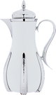 Al Saif Gallery Sana thermos set, 1 liter, thermal glass inner container, steel outer shell - white product image 4