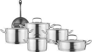 Korkmaz Proline Stainless Steel Cookware Set, 11 Pieces - Silver product image