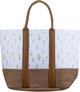 Al Saif Gallery fabric thermos bag, 35x20x35 cm, floral pattern - white light brown product image 2