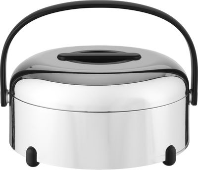 Al Saif Gallery Stainless Steel Food Container Set, 3 Pieces - Silver Black product image 2