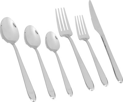 طقم ملاعق استيل السيف غاليري، 36 قطعة - فضي product image 1