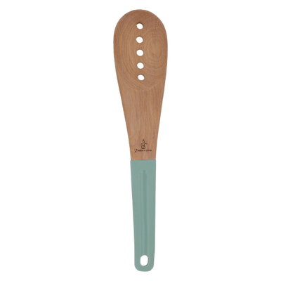 ملعقة خشب السيف غاليري، يد سيلكون، مخرم - أخضر product image 3