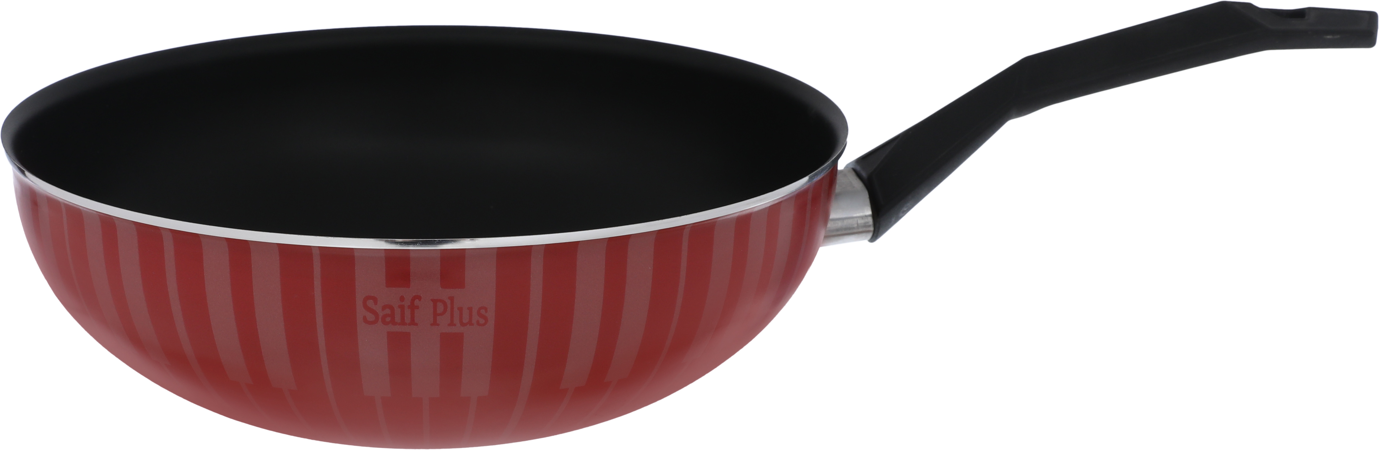 Alsaif PlusTeflon Deep Frying Pan, 27 cm, - Red product image 3