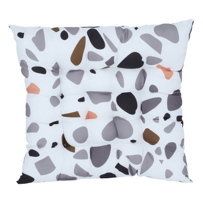 Diamond Glow Fabric Cushion, 40 x 40 cm - White product image 2