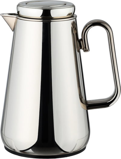 Al Saif Gallery Stainless Steel Thermos, 0.7 Liter, Heat-Resistant Glass Interior, Push Button, Self-Service - Silver product image 2
