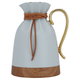 Everest Balqis Thermos, 1 liter, glass inner shell, plastic outer shell - white brown product image 2