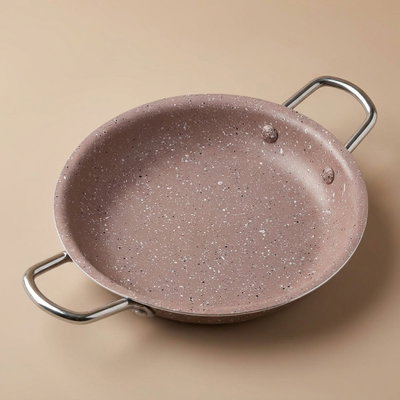 Al Saif Gallery granite frying pan, 14 cm, steel handles - brown product image 1