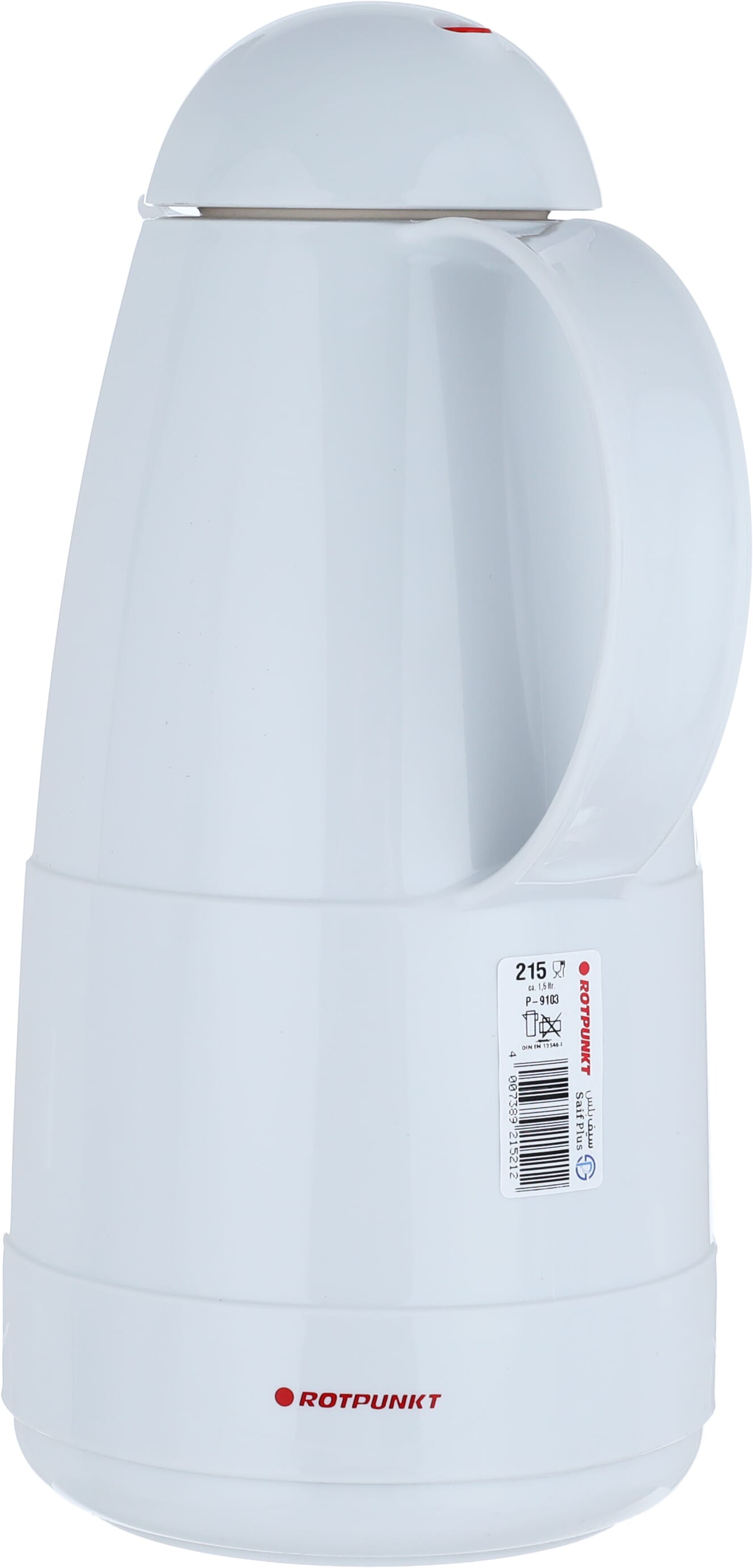 Rotpont thermos, 1.5 liters, glass inner container, plastic outer shell - silver product image 2