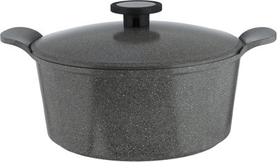 طقم قدور اكستريما جرانيت نيو فلام، 10 قطعة، مسكات يد إضافية - رمادي product image 4