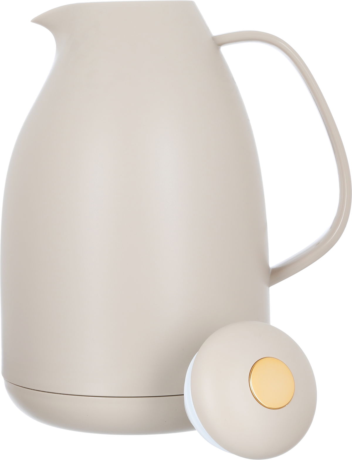Al Saif Gallery Pro Penguin Thermos, 1.5 liters, glass inner container, plastic outer shell - beige product image 3