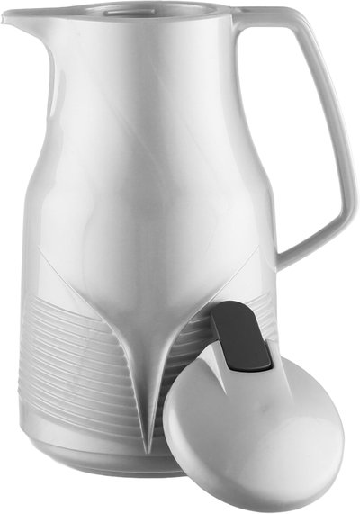 Rhinestone thermos, 1 liter, thermal glass inner shell, plastic outer shell - silver product image 5
