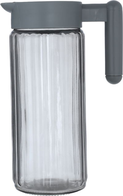 جيك زجاج مع غطاء هيرفين، 1.43 لتر - رمادي غامق product image 2