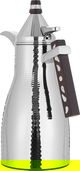 Alsaif Gallery Falwah Thermos Set, 2 Pieces, 1/1 Liter, Glass inner container, Stainless Steel Body - Silver product image 4