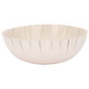 Al Saif Gallery painted iron serving bowl, 19 x 19 x 6 cm, deep, round - light beige product image 1