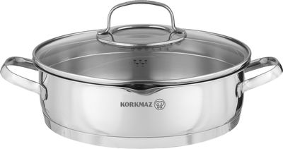 طقم قدور ستانلس ستيل استيما كوركماز، 8 قطع - فضي product image 6