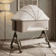 سرير اطفال حديد، 80×50 سم - بني product image 1