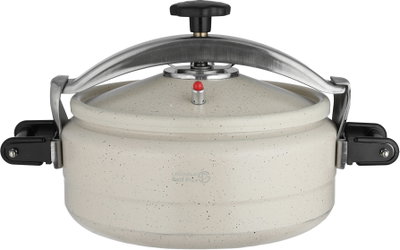 Al Saif Plus Granite Pressure Cooker, 12 Liters, Safety Valve - Beige product image 3