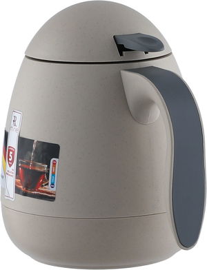 ترمس الماني الراين، 0.5 لتر، حافظة داخلية زجاج حراري، ضغاط - بيج product image 2