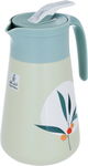 Gloria Glass Thermos, 1 liter, plastic outer shell - green product image 3