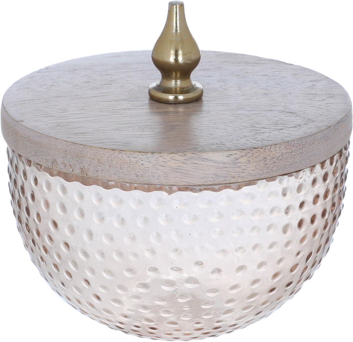 طقم مبخرة زجاج و علبة بخور السيف غاليري، 3 قطع - شفاف بني product image 4