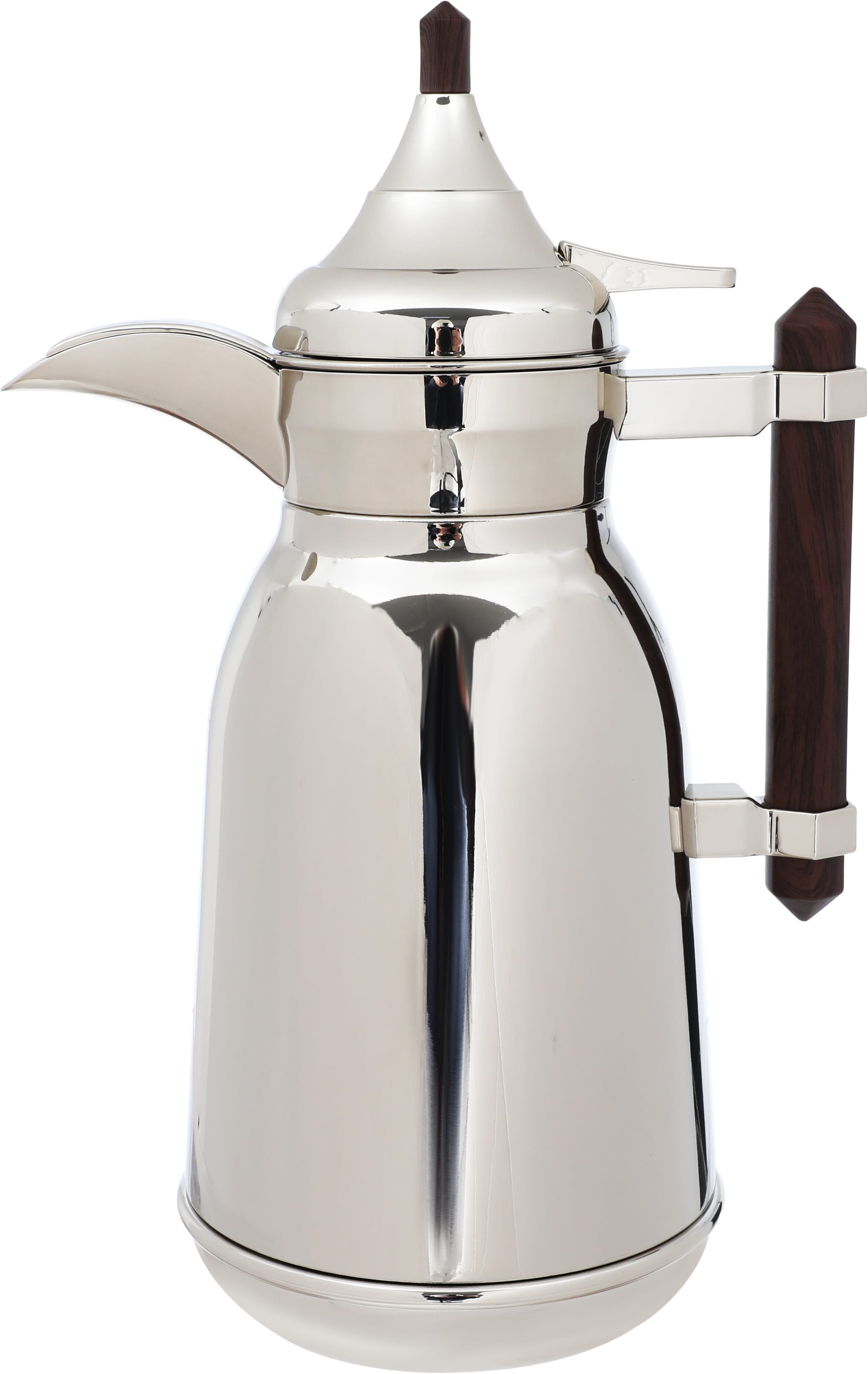 Al Saif Gallery stainless steel thermos set, 1/0.75 litre, two pieces - silver product image 2