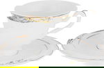 Alsaif Gallery Porcelain Dinner Set, 166 Pieces, Red-White Pattern product image 13