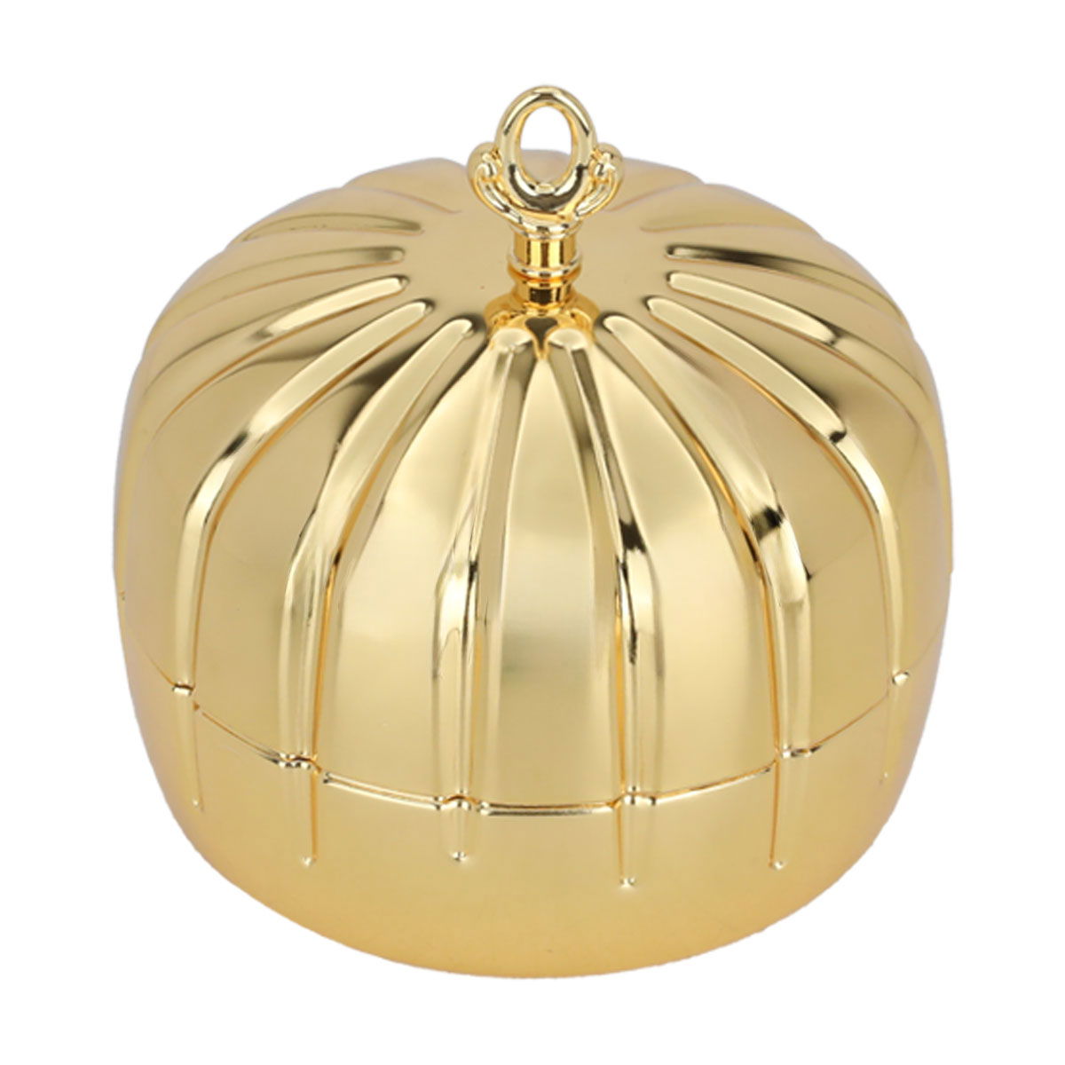 Steel Al Saif Gallery date, round, with lid - gold product image 2