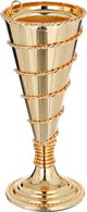 مبخرة استيل السيف غاليري، شكل حلزوني - ذهبي product image 1