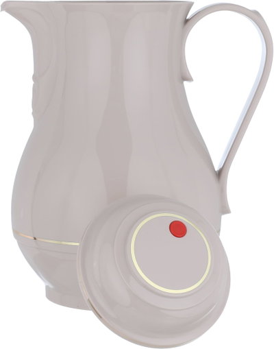 Rotpont thermos, 1 liter, glass inner container, plastic outer shell - light pink product image 5