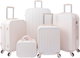 Limra ABS Luggage Set, 5 Sizes, 4 Wheels, 360 Degree Rotating, LMA-1203 - Beige product image 1