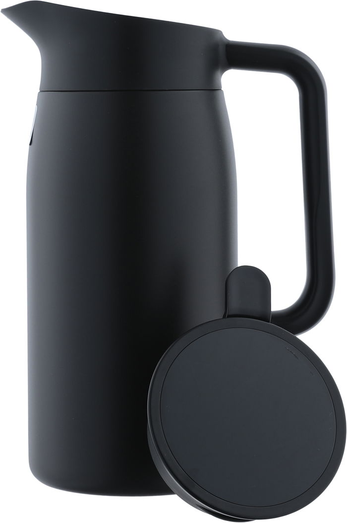 Rana Al Saif Gallery Thermos, 1.5L, Stainless Steel Inner Carrier, Stainless Steel Outer Body, Touch Screen - Black product image 4