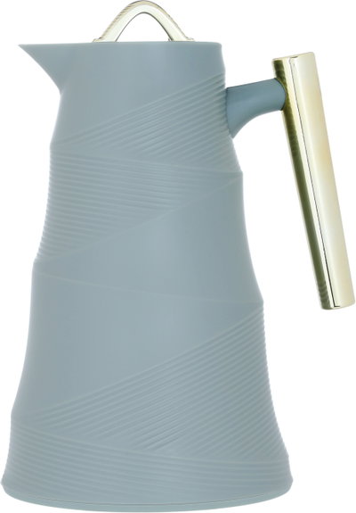 Bamboo Glory Thermos, 1 liter, glass inner container, plastic outer shell - green product image 2