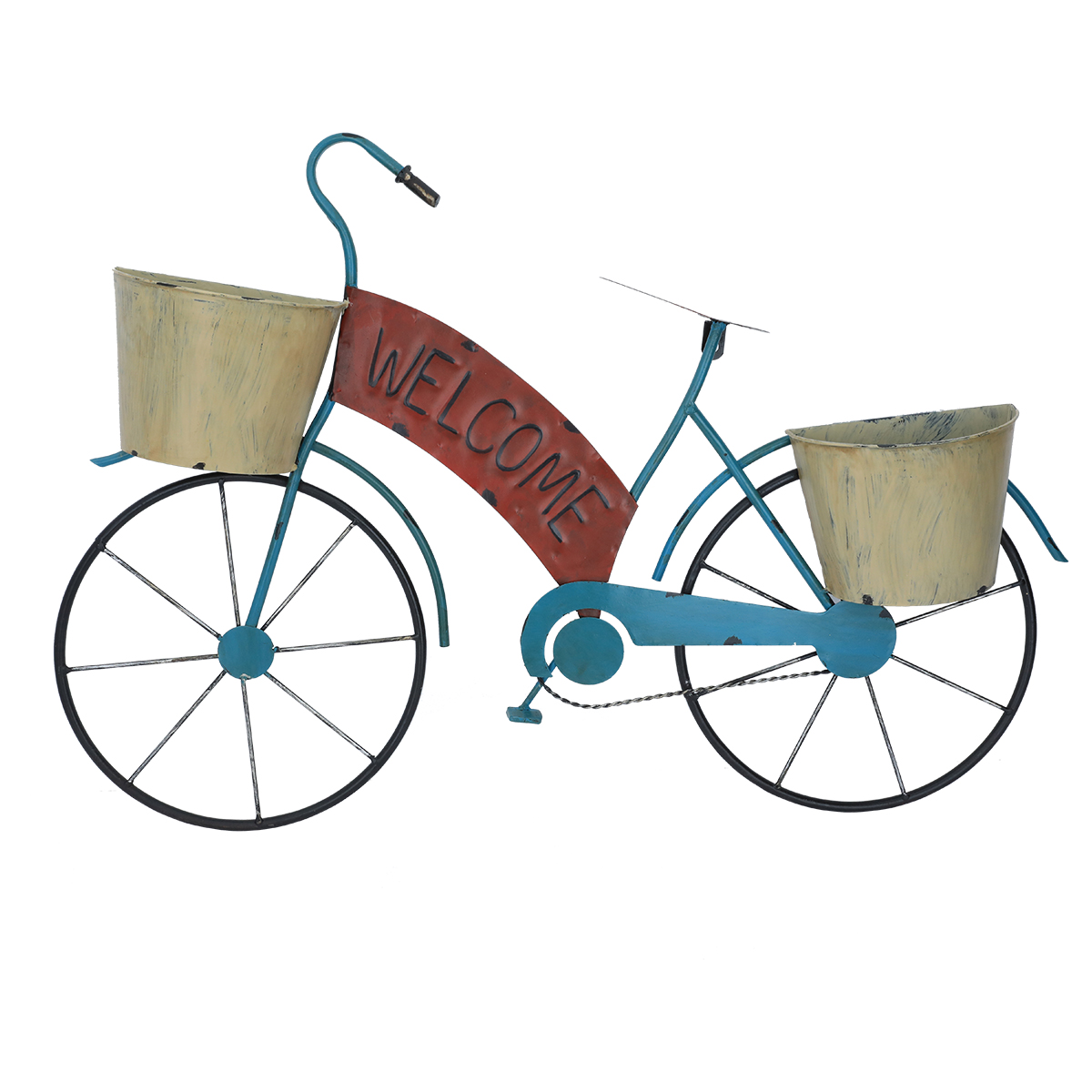 Rwad Alailah Iron Bike Shape Masterpiece, 70X48 Cm - Multicolor product image 1