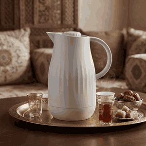 ترمس ايفا تايمليس، 1 لتر، الخامة الداخلية زجاج - رمادي فاتح product image 2