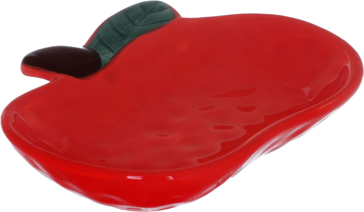 Al Saif Gallery Porcelain Serving Plate, 12.3 x 10.6 x 2.8 cm, Apple - Red product image 4