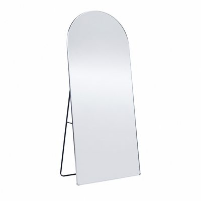مراية ستاند زجاج، 180×80 سم، ستاند معدن - فضي product image 2