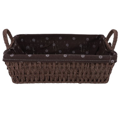طقم سلة تقديم خوص وهج الماسة، 3 قطع - بني product image 2