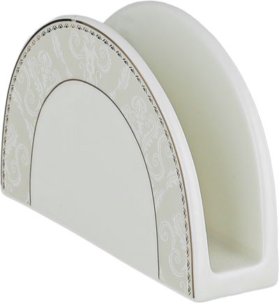 طقم تقديم سفرة بورسلان السيف غاليري، 86 قطعة - أبيض ذهبي product image 3