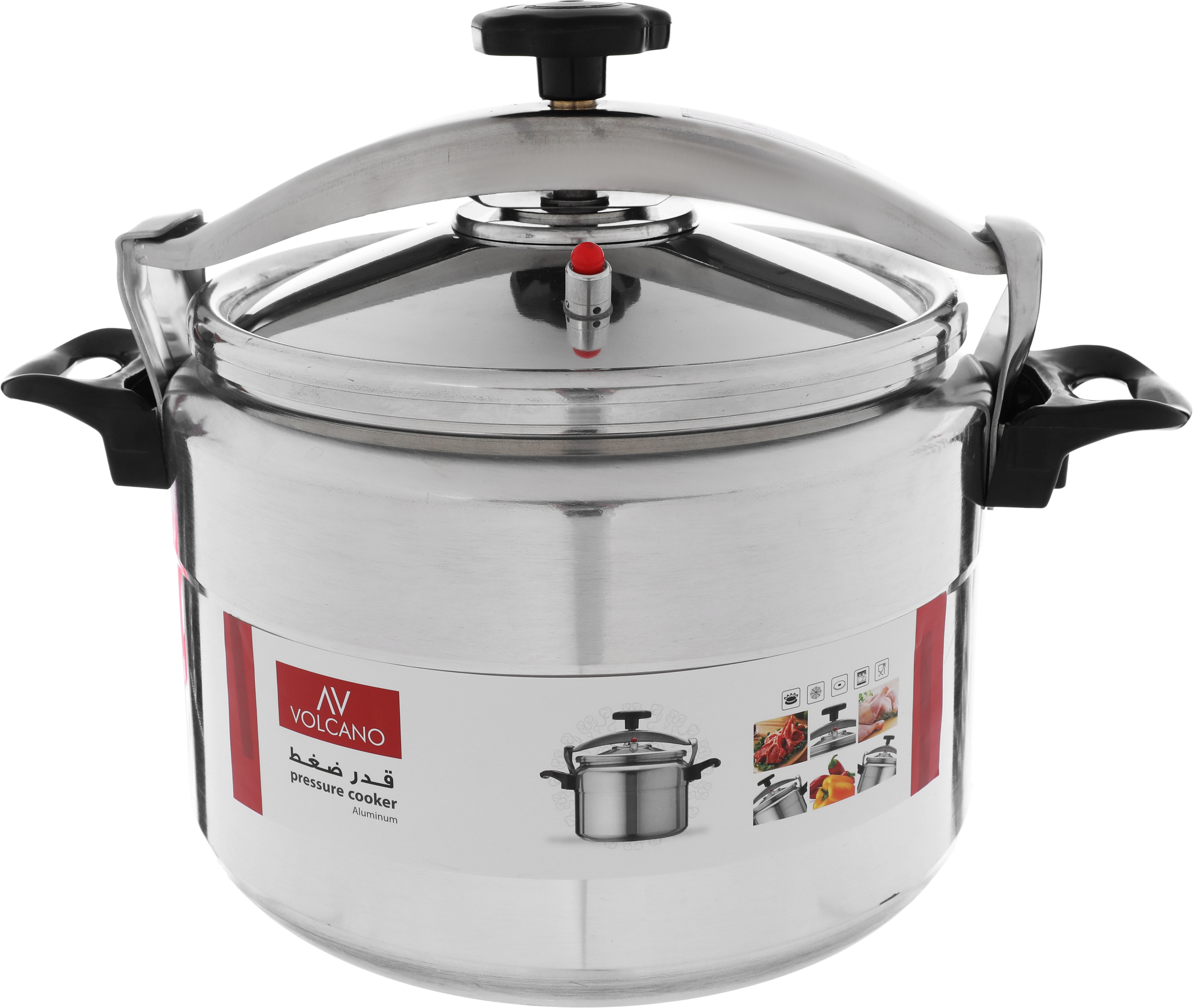 قدر ضغط ألمنيوم فولكانو، 18 لتر - فضي product image 1