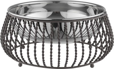 Saif Gallery Stainless Steel Food Warmer, 2 L, 2 Candles, 28x28x34 cm - Silver product image 1