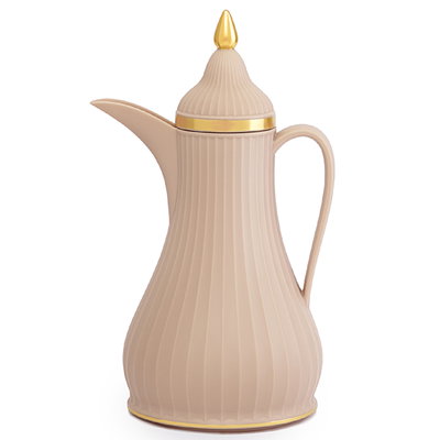 Elegance Sevilla thermos, 0.9 liters, glass inner container, plastic outer shell - beige product image 1