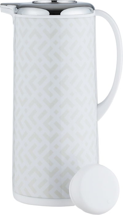 Al Saif Plus Tawfiq Thermos, 1.9 Liters, Glass Interior - Silver White product image 4