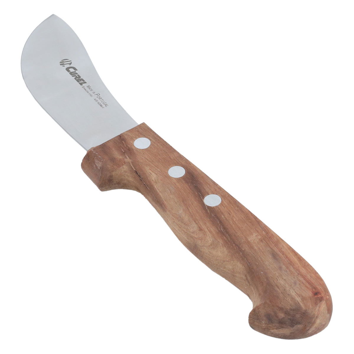 Al Saif Gallery Steel Skinning Knife, Wooden Handle, 10 cm - Brown product image