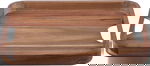صينية تقديم خشب السيف غاليري، 30x23x3 سم - بني غامق product image 1