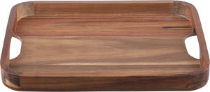 صينية تقديم خشب السيف غاليري، 30x23x3 سم - بني غامق product image