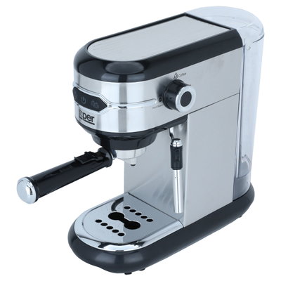 صانعة اسبريسو استيل اكسبير، 1450 واط، 15 بار، 1 لتر - فضي اسود product image 2